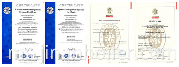 Company certificates two